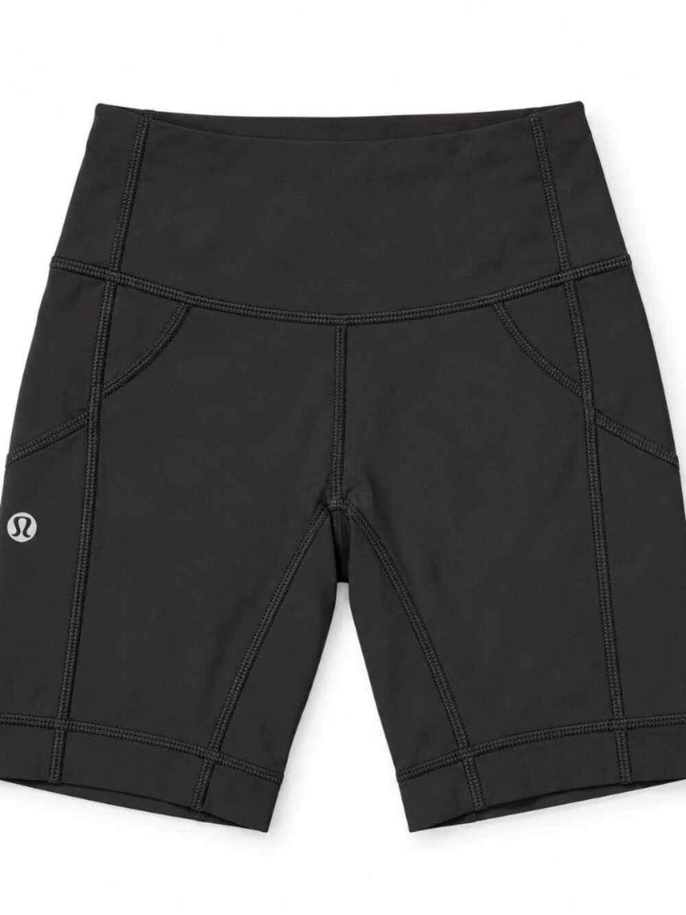 Lululemon Black Longline Running Shorts